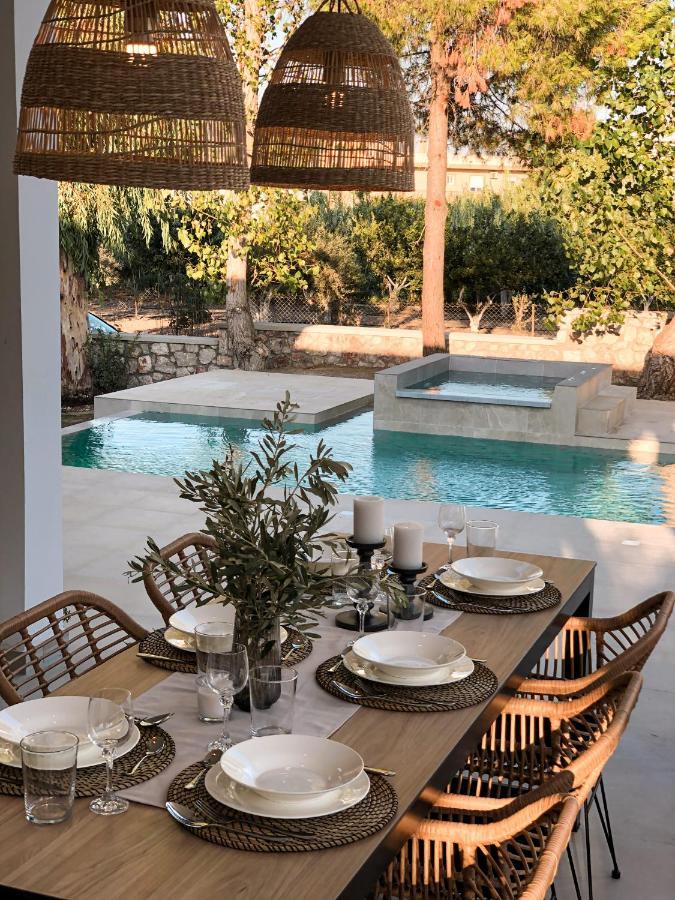 Luxury Villa Anemone With Private Pool Pastida Eksteriør billede